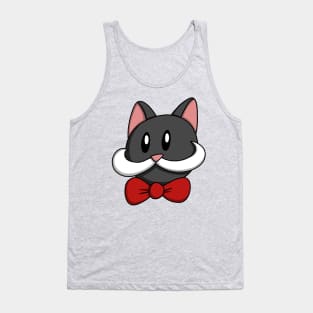 Kitty Cat Mustache Tank Top